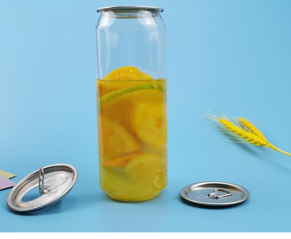 SGS 650ml Disposable Plastic Soda Can For Beverage Water Coffee Cold Soft Drinks Beer
