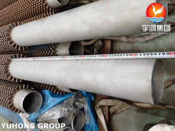 SS304 Stainless Steel Stud Fin Tube High Frequency Welded HFW For Steam Generator
