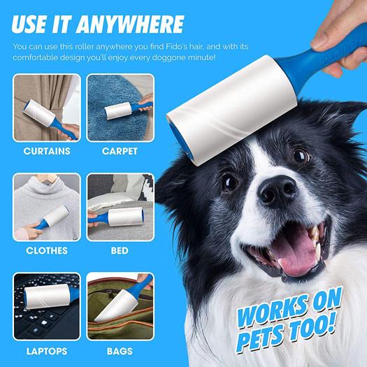 Plastic Extra Sticky Lint woolen Clothes Hair Remover Roller For Pet Hair 420 Sheets