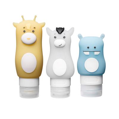 Garrafas do curso do silicone do Sanitizer da mão