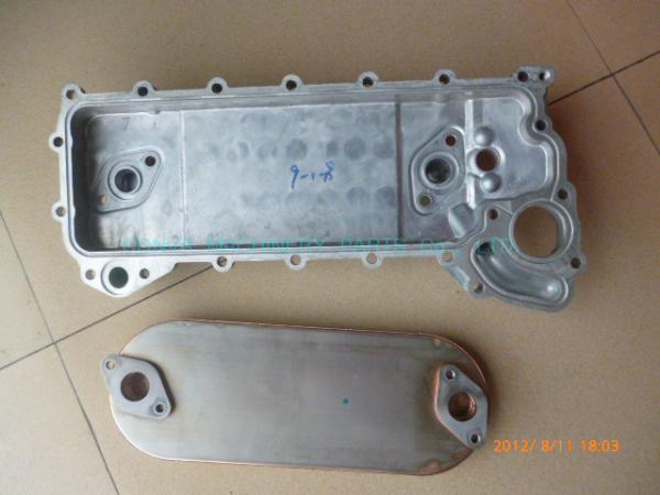 Reliable Isuzu 4hk1 Oil Cooler Parts Engine Oil Cooler Gasket Erosion Resistant