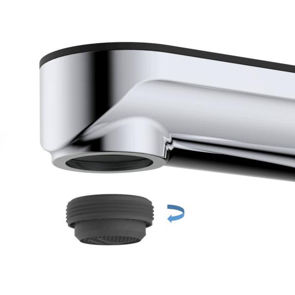 Replacing Single Handle Brass Wash Basin Faucet With A Filter Installation Is Simple