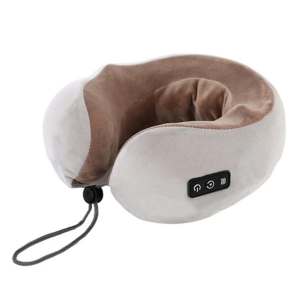 Multifunctional U Shaped Massage Memory Foam Pillow Electric Neck Relief