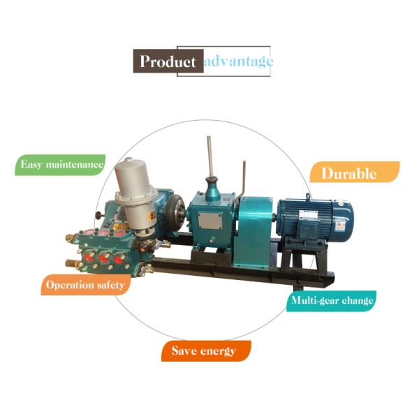 Electric Power Type Hydraulic Motor Driven Piston Mud Pump for Oilfield Construction
