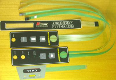 Táteis feitos sob encomenda escolhem o painel conduzido do interruptor de membrana para o instrumento industrial