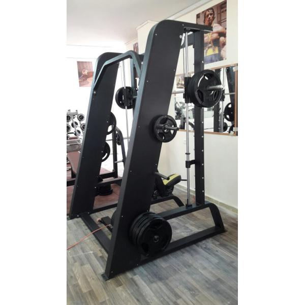 Commercial horizontal and inclined bench press gym dedicated weightlifting bed and barbell comprehensive training device
