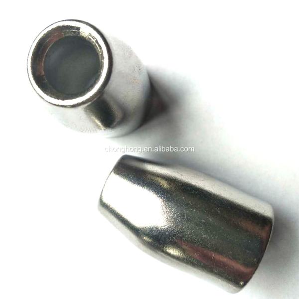 Cuerdas de alambre Ojo flamenco de acero Swaging Sleeves S505 con acabado revestido galvanizado