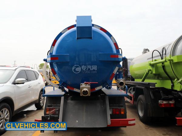 ELF 98hp ISUZU Sewage Suction Truck Small 3000L 4000L Single Double Cab