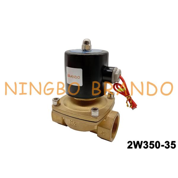 AC клапана соленоида 2W350-35-240V воздуха воды 240V 1-1/4» латунный