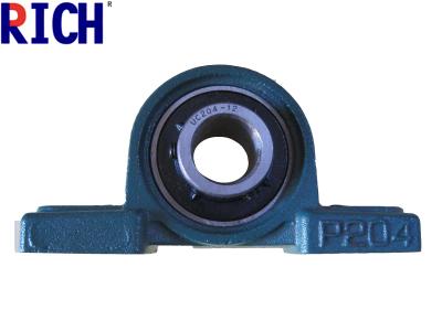 Single Row Pillow Ball Bearing , Tractor Locking Collar Bearing UCP205 Type