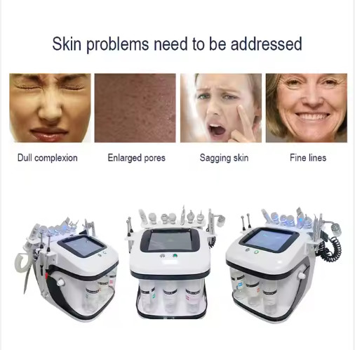 Skin Rejuvenation Microdermabrasion Bubble Oxygen Rf Hydro Aqua Peel Machine