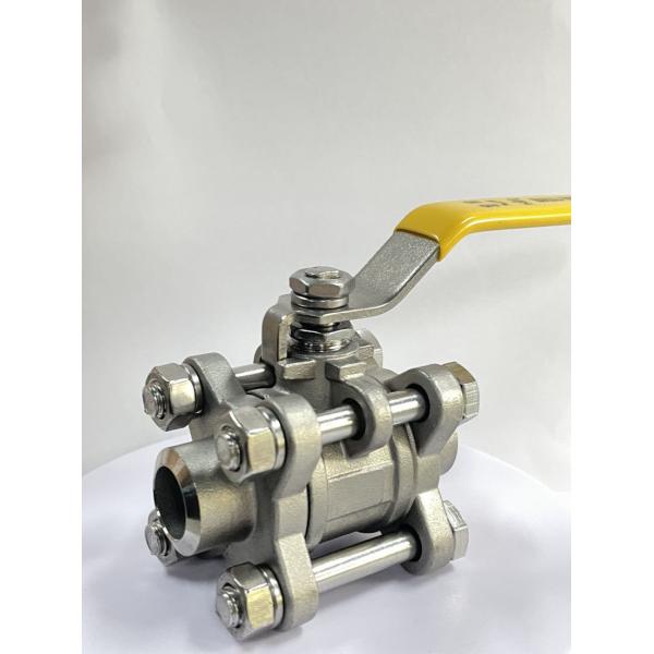NPT Bsp BSPT Female Thread Screwed Full Bore Butt Weld Industrial Threaded Ball Valve