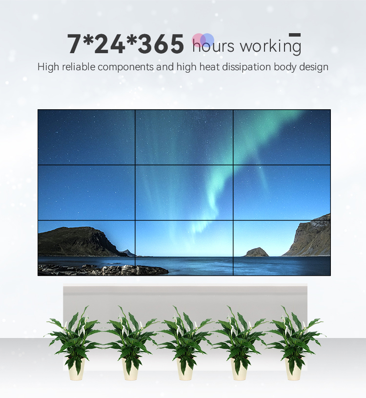 Передвижная стена Lcd видео- не касается 1,8 Mm свободному совмещенному 2x2 2x3 3x3 4x4 65