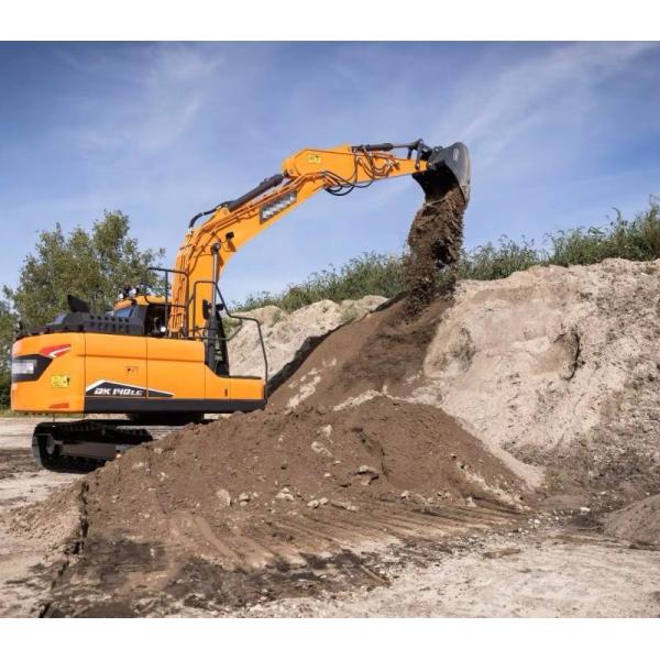 Подержанный гидравлический экскаватор Doosan Доменный экскаватор 7530 мм радиус