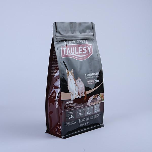 1KG 2.5KG Creative Packaging For Dog Treats 2KG Dog Biscuit Packaging Eight Side Seal