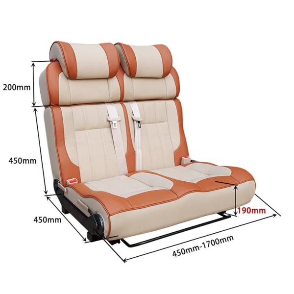Двойной диван пассажирское сиденье для автомобилей RV Модифицированные автокресла
