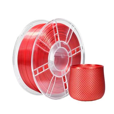 Impressora de escritório 1kg Silk Red 1.75mm PLA Impressora 3D Filamento Impressão Temperatura 190-230C