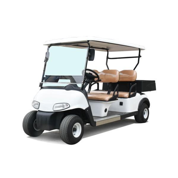 Многократная цепь утверждения CE намеревается автомобиль клуба тележки гольфа 6 мест электрический с пластиковой коробкой груза