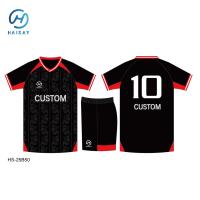 Uniforme de football haute performance, polyester anti-transpiration, ajouter le logo du club/les détails du joueur, prix d'usine source