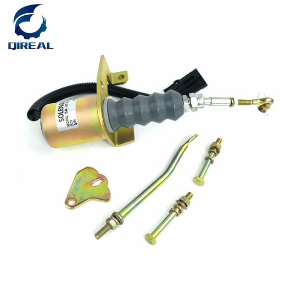 la válvula electromagnética 1750ES del cierre de combustible 12V cupo para SA-3799-12 el excavador Parts