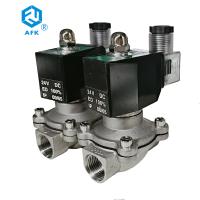 Vanne électromagnétique de l'eau de fil du joint TNP de NBR DC24V normalement fermé