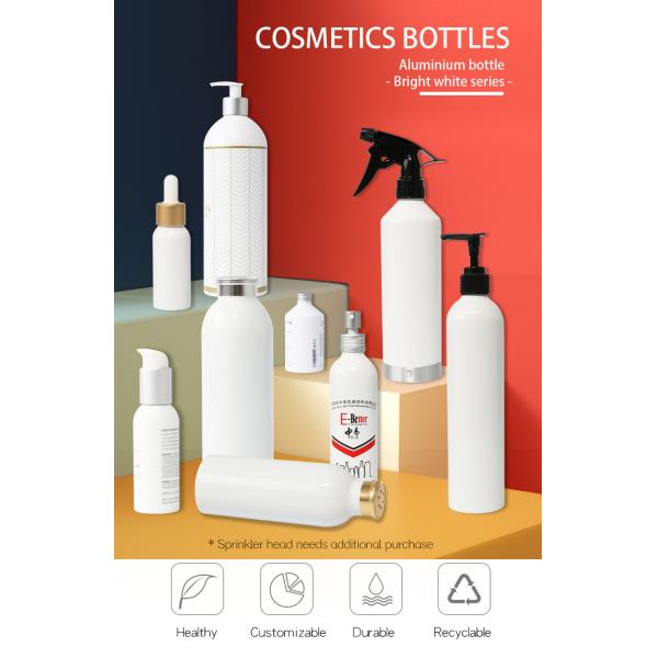 20mm 50ml Mist Spray Aluminium Cosmetic Bottles
