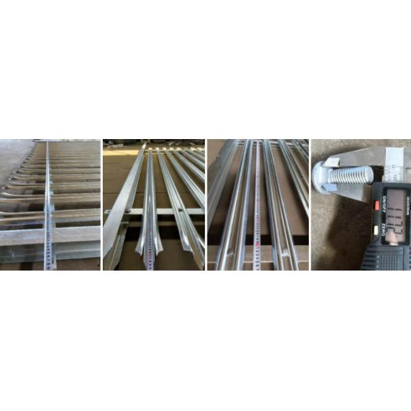 W / D Type Galvanized Steel Palisade Fencing 2.5*2.75m