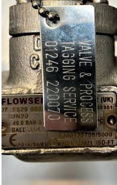 Brushed Blank Aluminum Name Plate Tag Metal Non Flammable For Machine