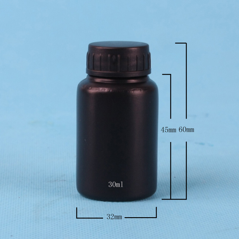 Бутылка 30ml пластиковой упаковки маникюра реагента крышки HDPE спиральная