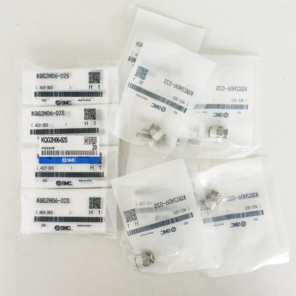 KQG2H06-02S Male Connector Push To Connect Fittings With Thread Sealant,SS316