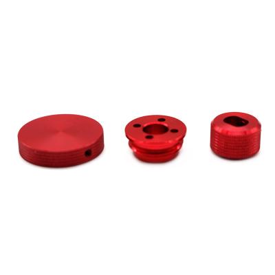 Red CNC Milling Machining Precision Turning Parts Manufacturer For Aviation Part