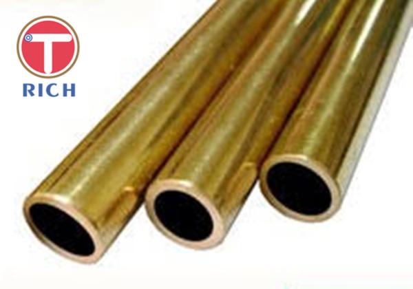 Tubo de aço sem emenda 10 - 80mm do condensador liga de cobre/de cobre OD ASTM B111