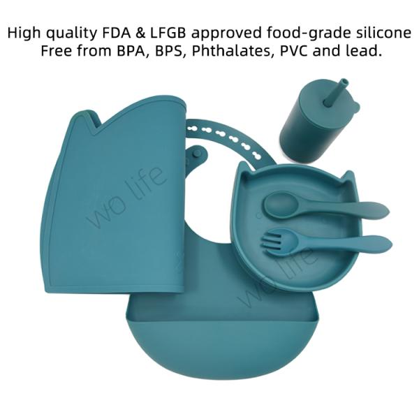 BPA Latex Free LFGB Baby Silicone Bottle Food Grade Water Cup