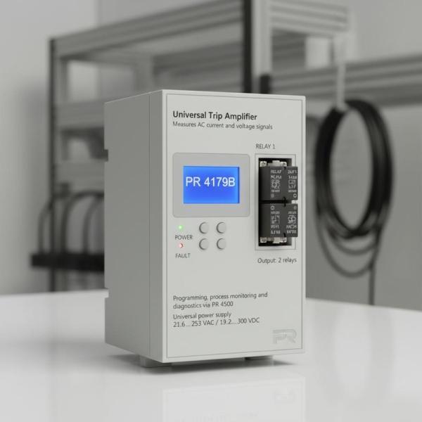 Universal Trip Amplifier PR 4179B Output 2 Relays Programming Process Monitoring Diagnostics