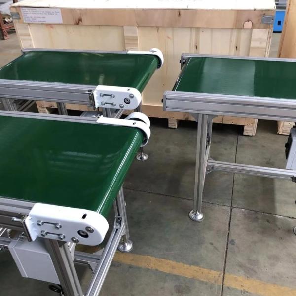PU / PVC Flat Top Chain Conveyor Belt for Plastic Bags Machine