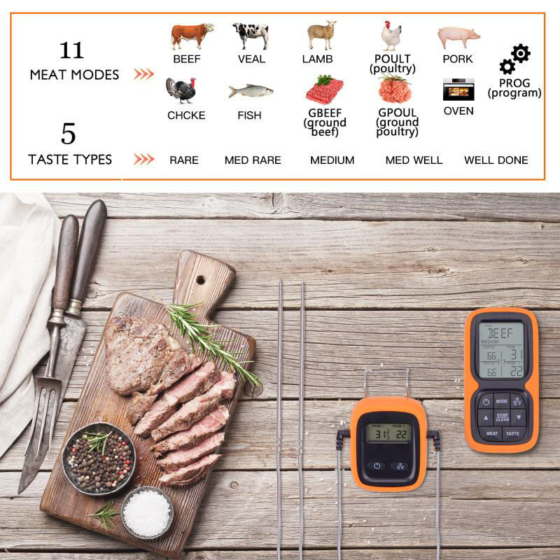 DTH-145 Digital Instant Read Thermometer Food Kitchen Candy Barbecue Grill Oil BBQ Temperature Meat Thermometer