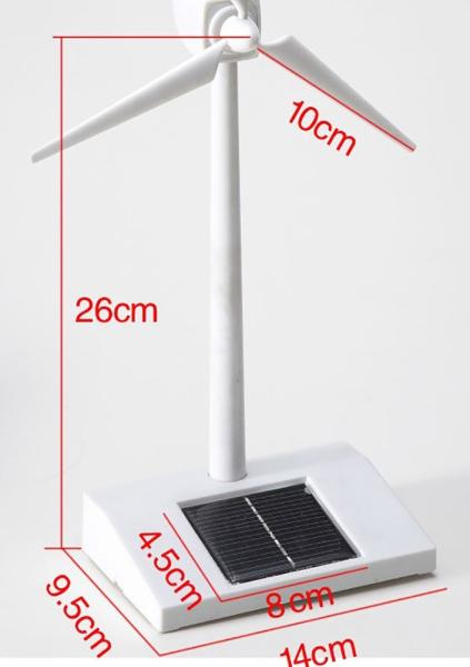 Small Home Solar Windmill Toy DIY Solar Windmill OEM Service Outdoor