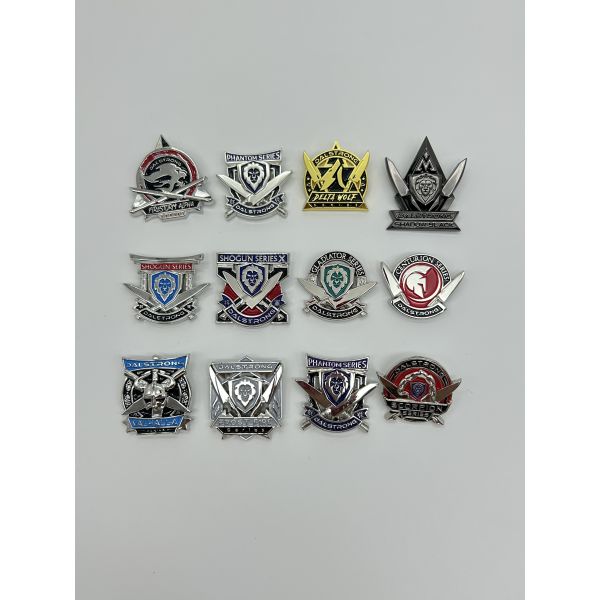 Dalstrong Warrior Series Enamel Pin Set – Firestorm, Shogun, Gladiator & More Hard Enamel Badges