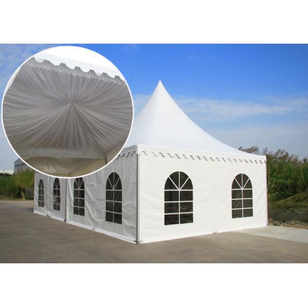 Rain proof Bline Tent Alpain Commerical Party Tent With Roof Rain gutters 100 People Capacity
