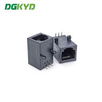 plastique de cable connecteur du rectangle 6P6C RJ11 plein sans lumière