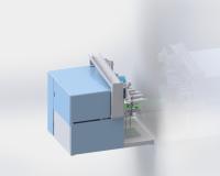 Machine à enroulement de tuyaux doubles en plastique pour micro-bande de pulvérisation