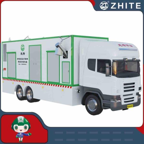 Hospital/Clinic Garbage Microwave Treatment for Medical Waste Disposal Vehicle