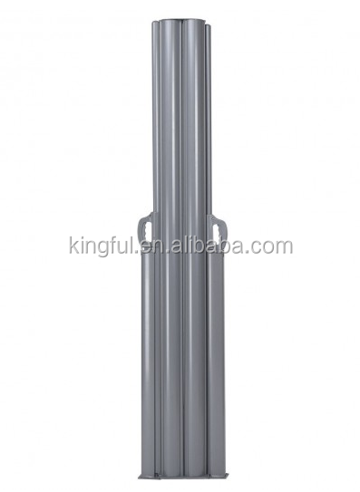 Double Retractable Patio Side Screen Awning with Manual Operation Polyester Material