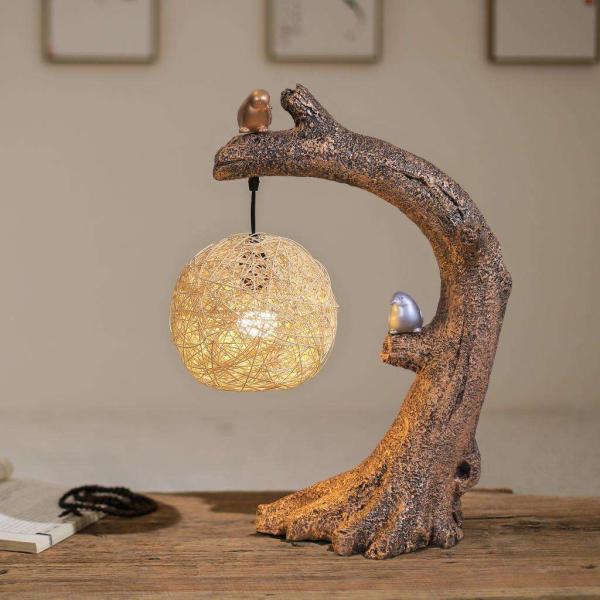 Украшение лампы ухода за больным спальни живущей комнаты творческое новое китайское ретро