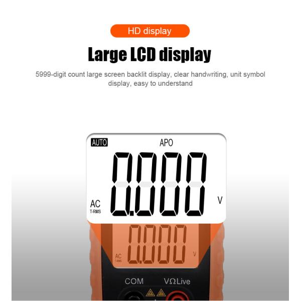 VFC True RMS NCV VICTOR 1000V 1000A Digital Clamp Meter 5999 Counts