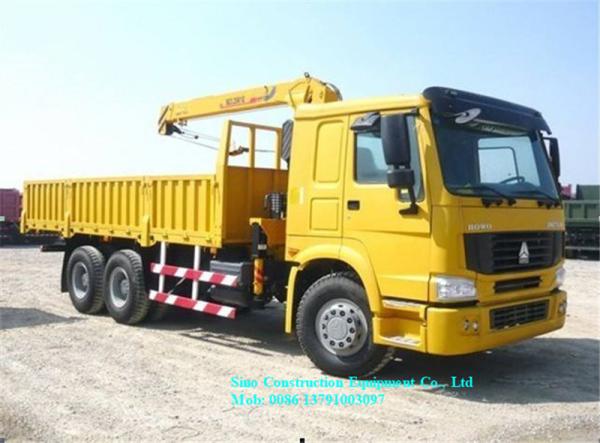 Stability Telescopic Truck Crane 12t SQS400A Three Point Bridge Structure Design