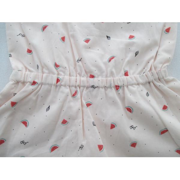 Girl Woven Cotton Voile Dress Whole Lining Peter Pan Collar