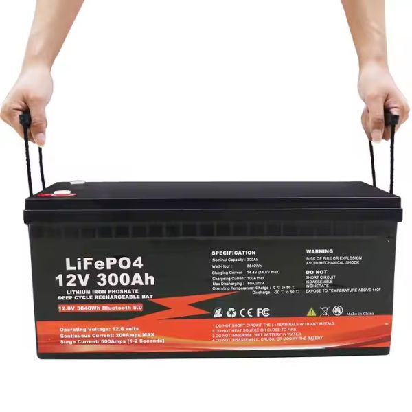 High Quality 12V Solar Energy Storage Lithium Battery 200Ah 300ah 400ah Lifepo4 Pack Home Solar Panel IP65 BMS Stackable Hybrid