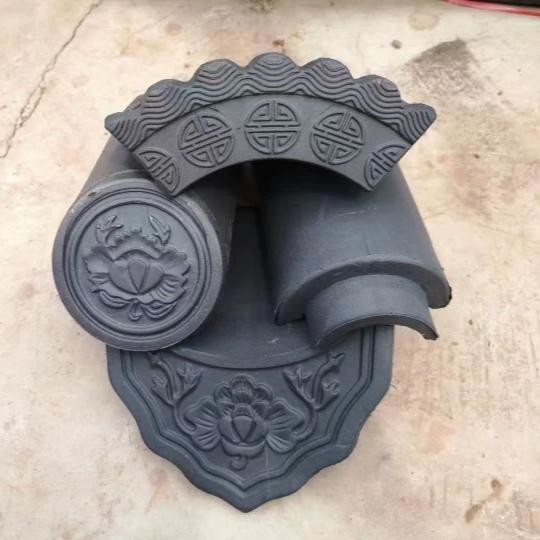 手作り グレー粘土 屋根 帯状 持続可能 中国様式 耐久性タイル