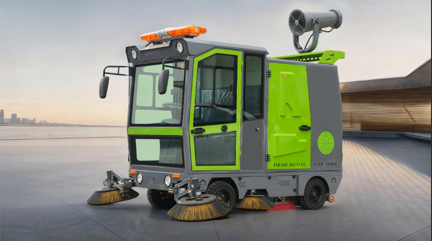 Garbage Bin Capacity 180L Floor Sweepers 20b Main Brush Width 700mm Street Sweeper